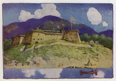 Mohikanların Sonu için İllüstrasyon by Newell Convers Wyeth